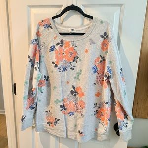 Old Navy Floral Sweatshirt